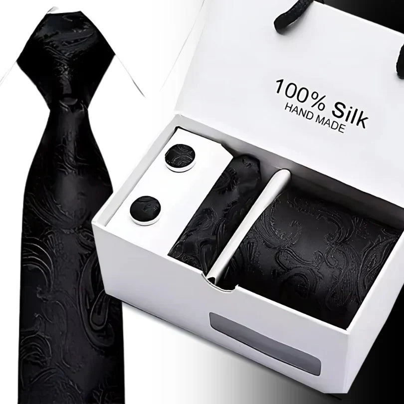 TieBox | Luxe Zijden Stropdas Cadeauset voor Mannen