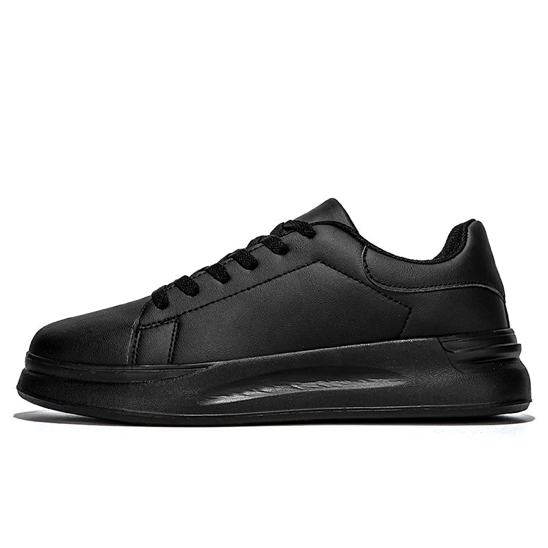Dames Sneakers van Wit Leer met Minimalistische Look