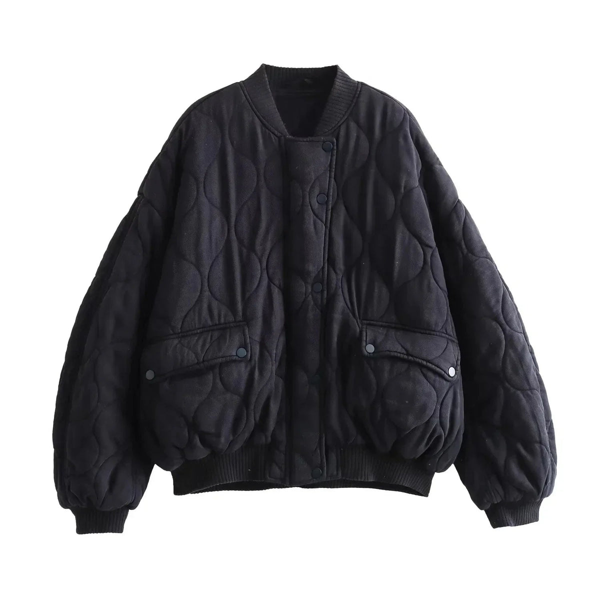 Oversized gewatteerde jas voor dames