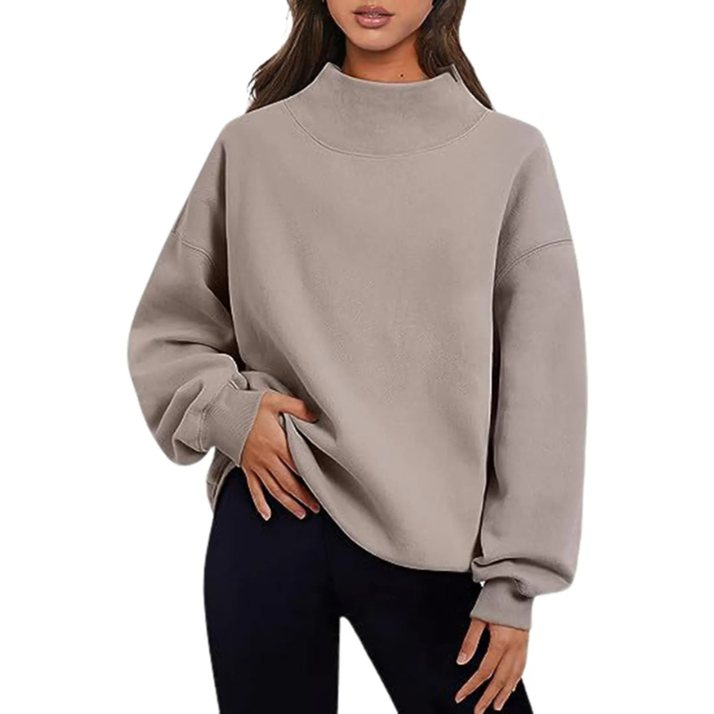 Comfortabel Basic Trui Voor Dames