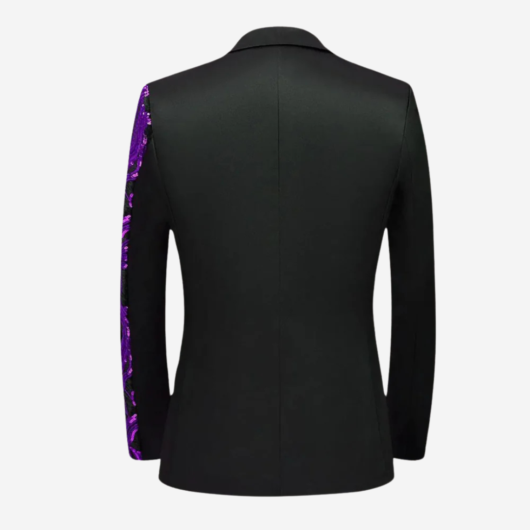 Luxe Pailletten Blazer Heren
