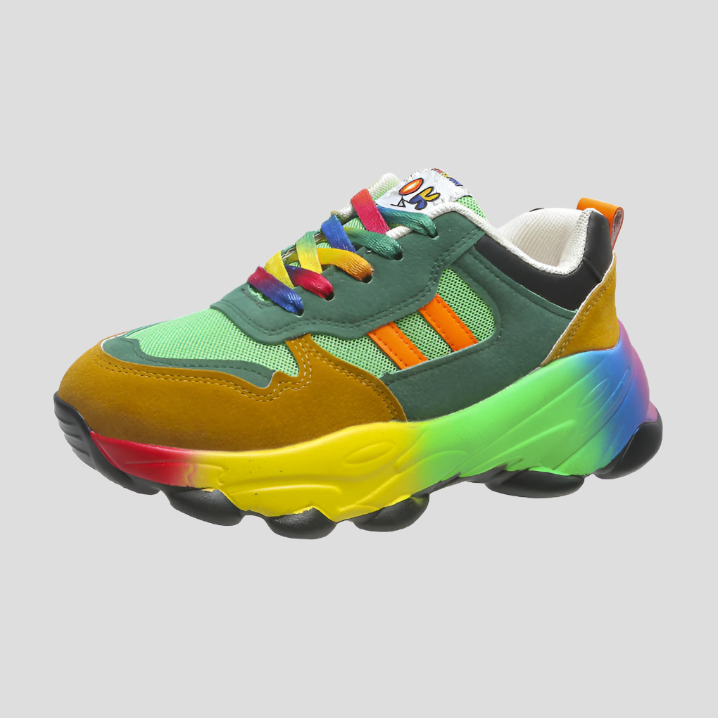 Kleurrijke orthopedische sneakers voor dames