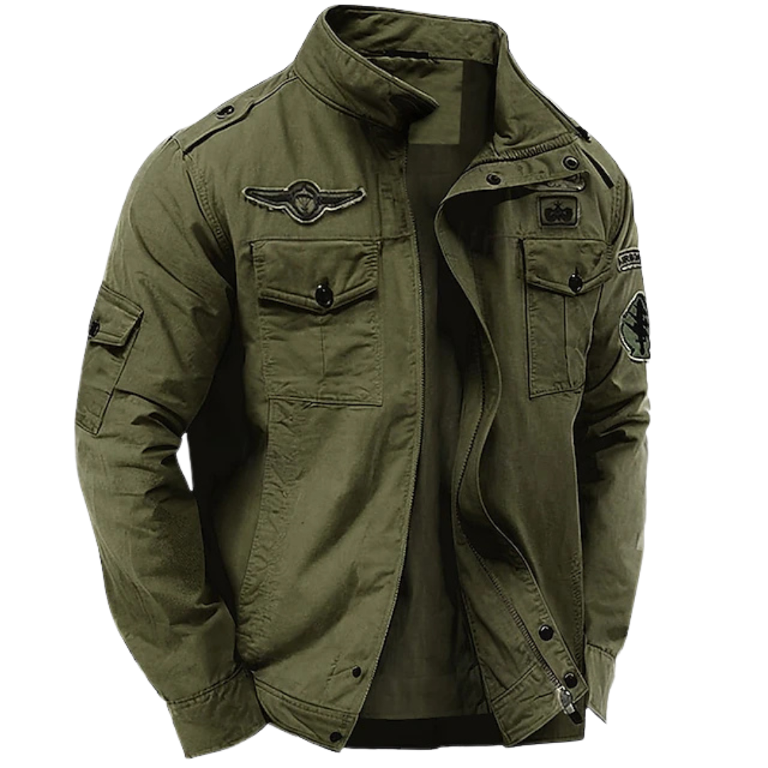NOAH | GESTRUCTUREERDE MILITAIRE JAS