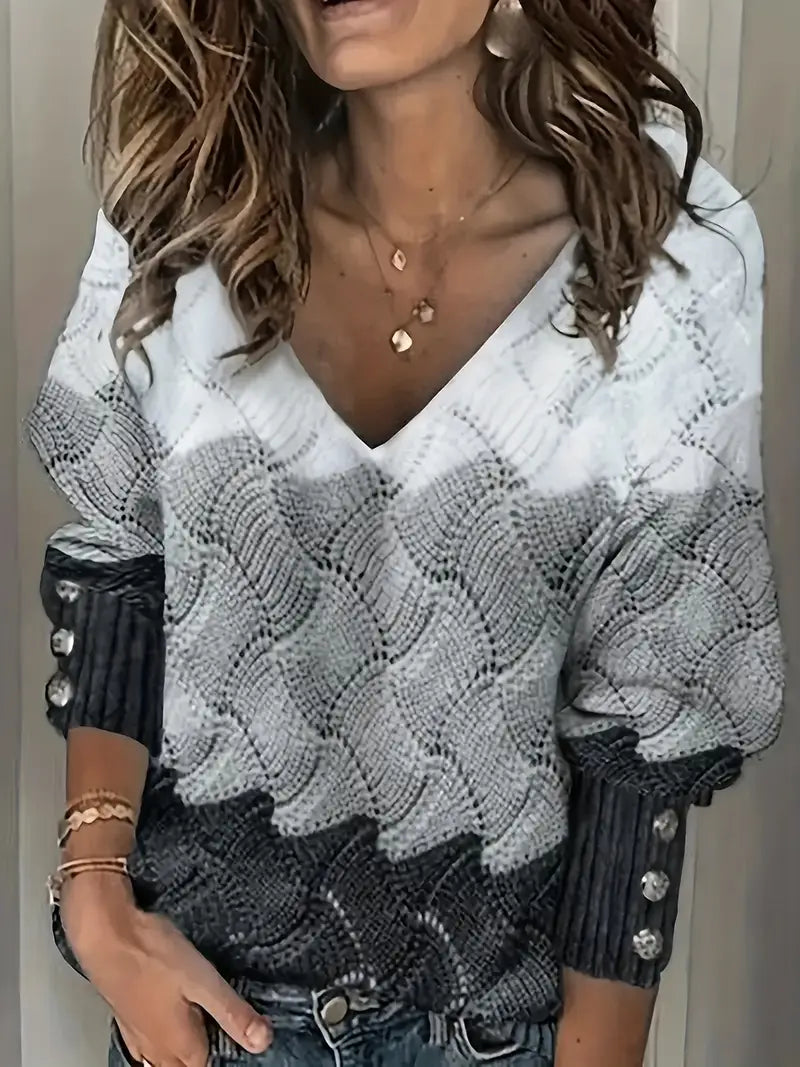 EMMA – COZY CHIC WAVE BREI SWEATER