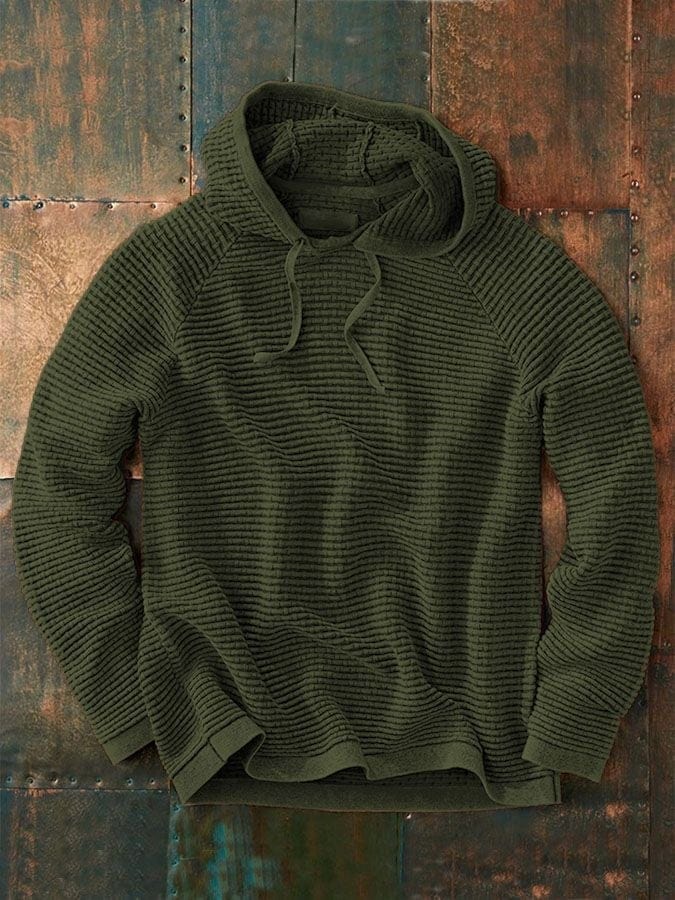 PETER – TEXTUUR GEHAKTE HOODIE