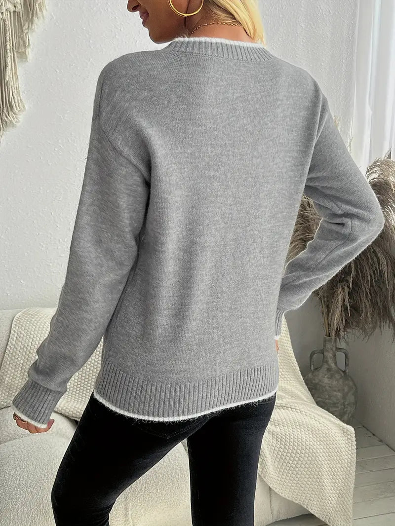 Comfortabel Sweater Met Print Voor Dames - Zara