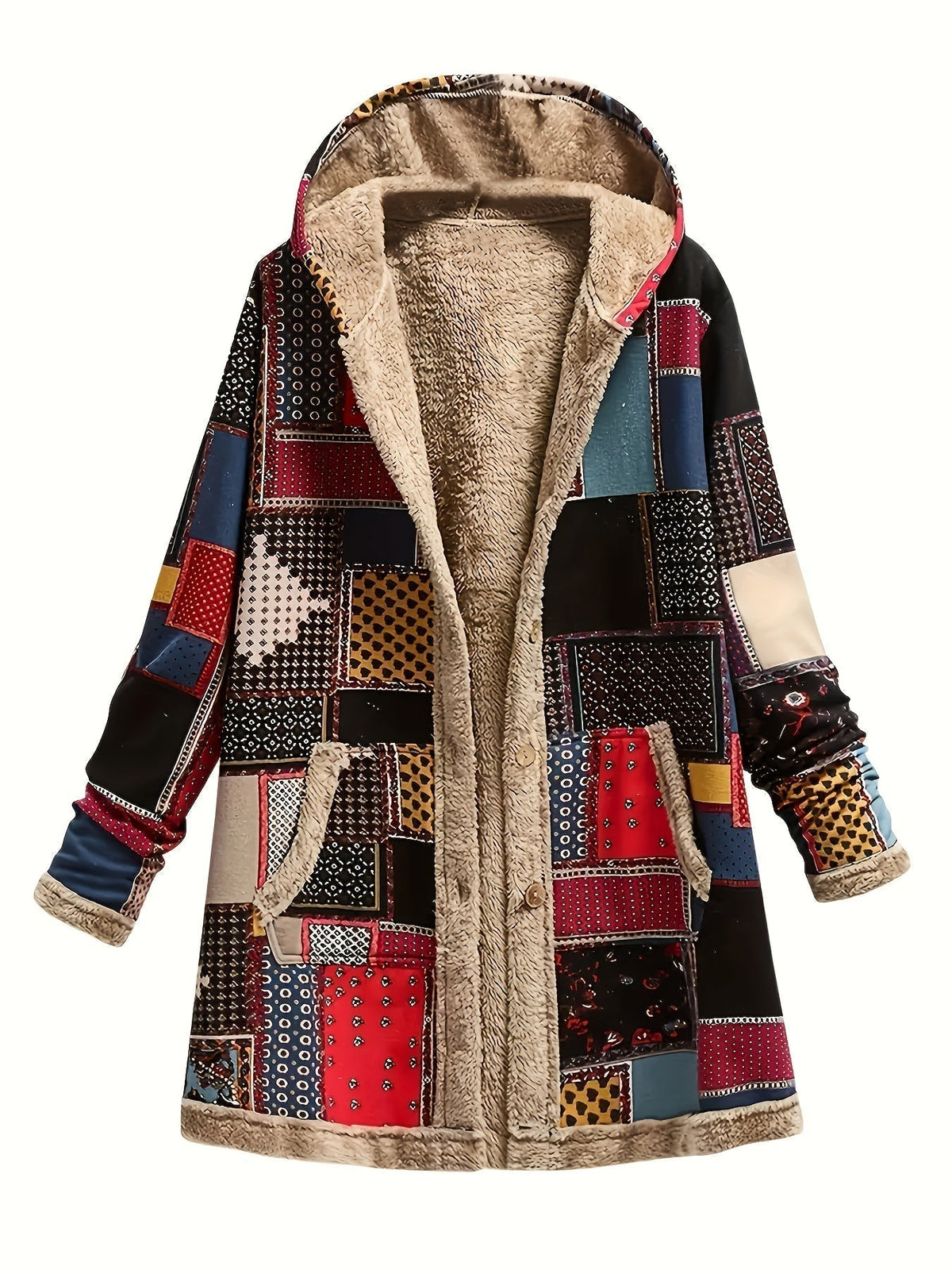 CYBELE – GEZELLIGE PATCHWORK CAPE