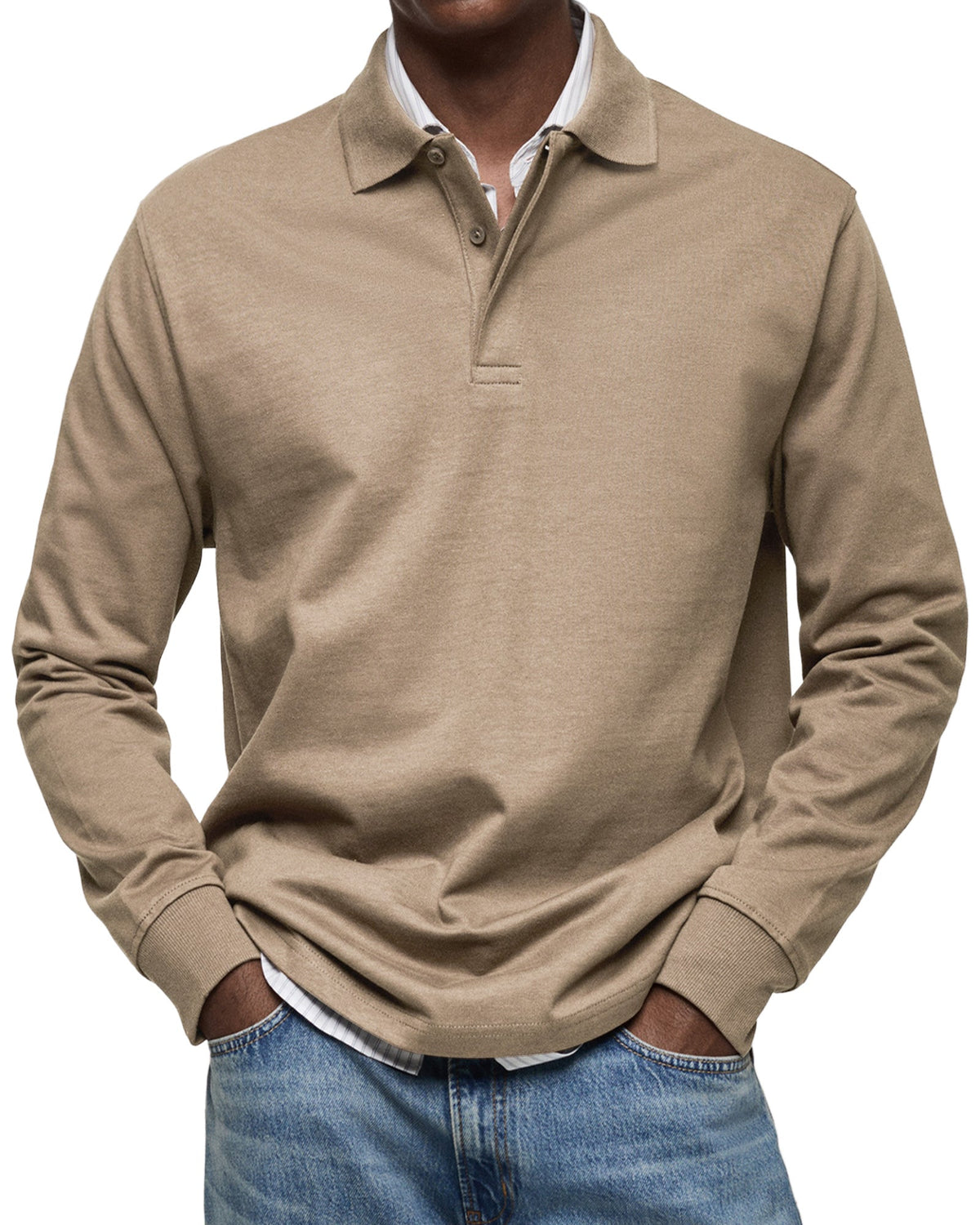 Bellario - Luxe Poloshirt met Lange Mouwen