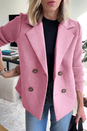 CHLOE – MODERN BREI-MOUW BLAZER
