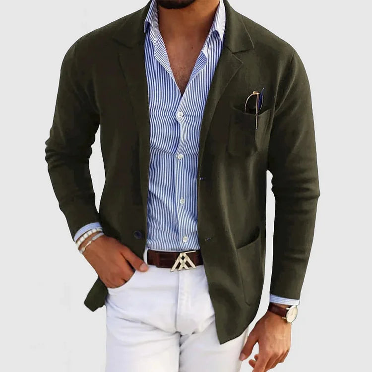 Stijlvolle Herenblazer met Comfortabel Klepzakken - Dan