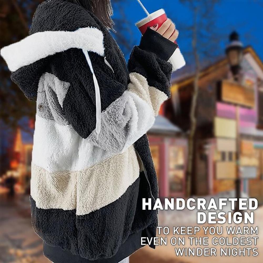 KAREN | Fluffy Warme Oversized Hoodie Jas