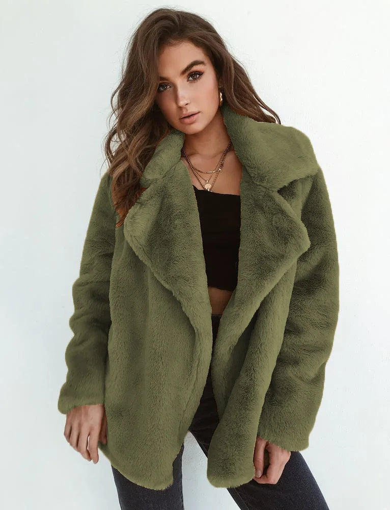 Mila – Faux Fur Teddy Jas