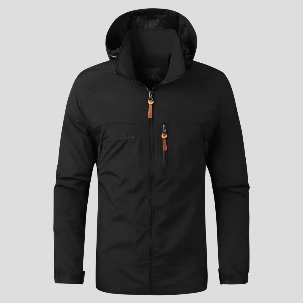Waterdichte en winddichte outdoorjas voor heren