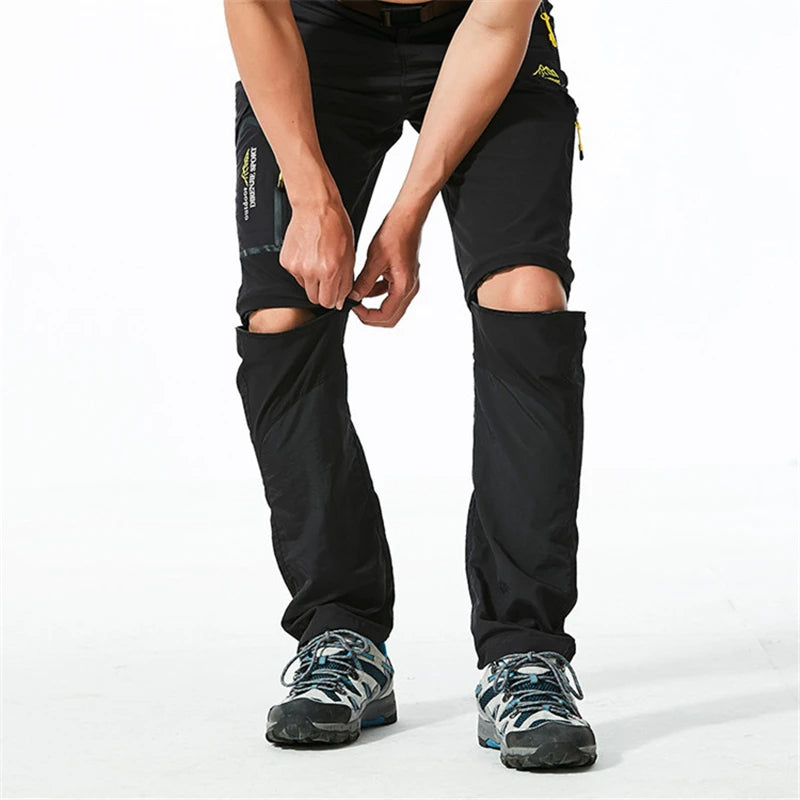 Sneldrogende heren Outdoorbroek met Afritsbare Pijpen