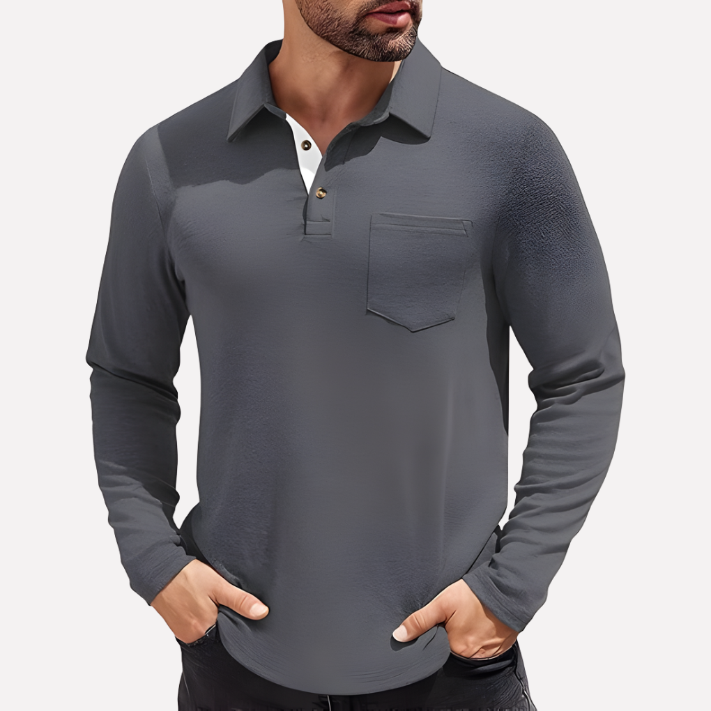 Heren Casual Crew Neck T-Shirt – Klassieke Stijl voor Elke Dag