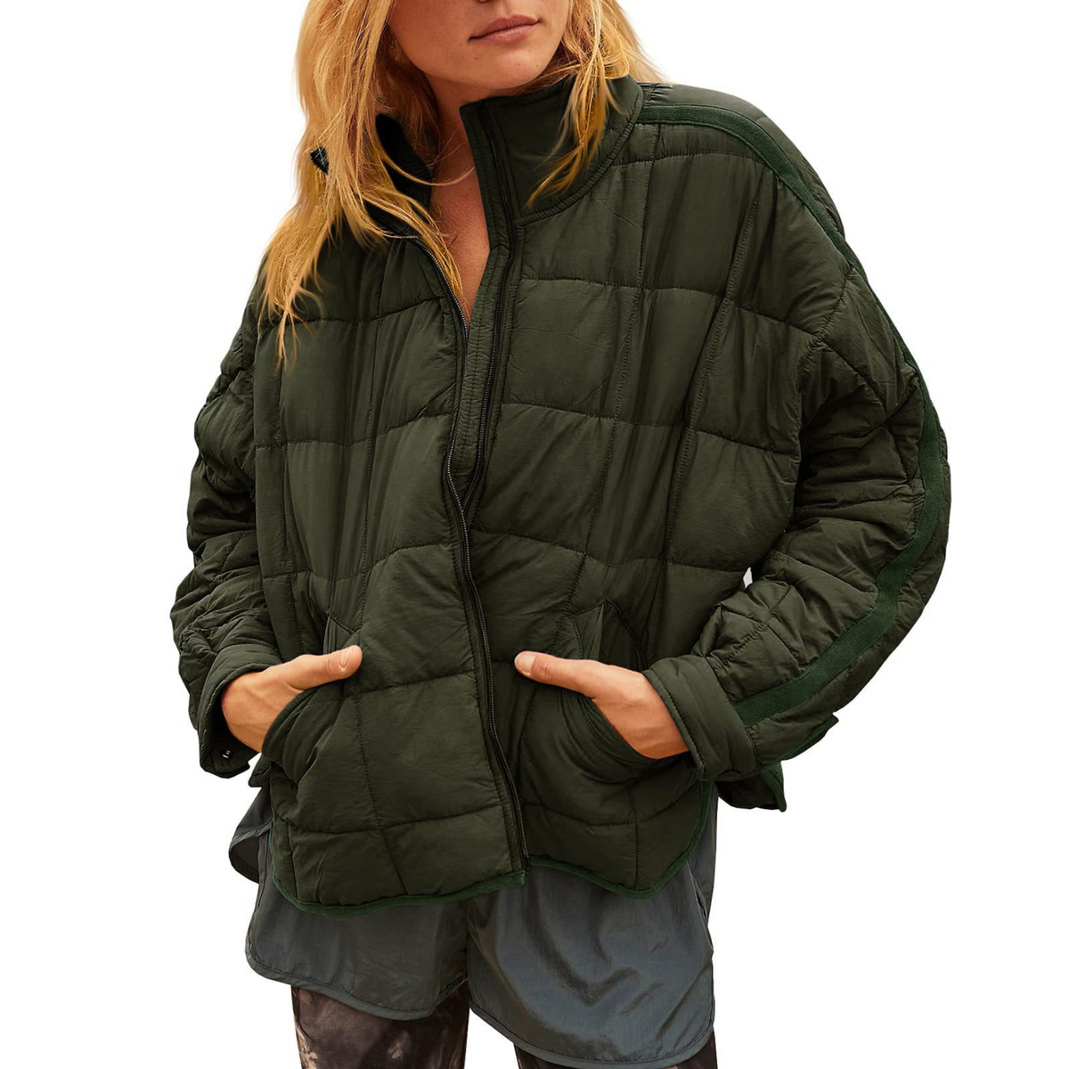APRIL - Lichtgewicht Compacte Zip Puffer Jas