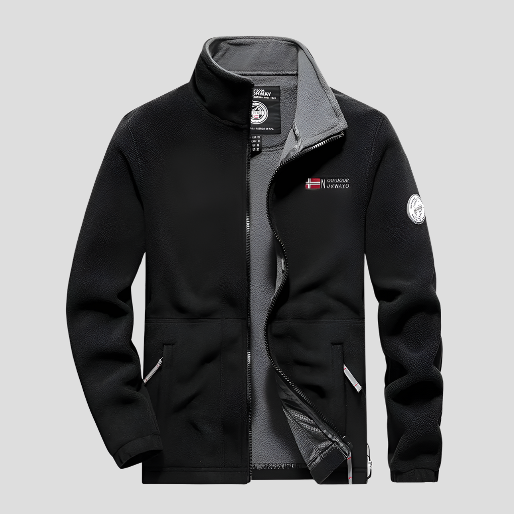 Comfortabel outdoor fleece voor heren