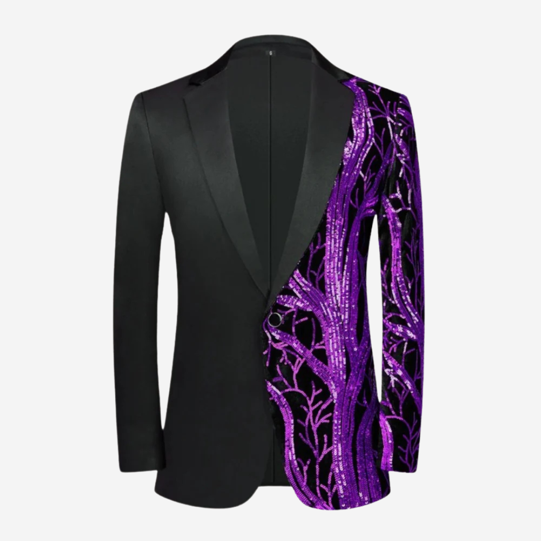 Luxe Pailletten Blazer Heren