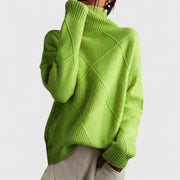 WILMA – GEZELLIGE TURTLENECK BREI TRUI