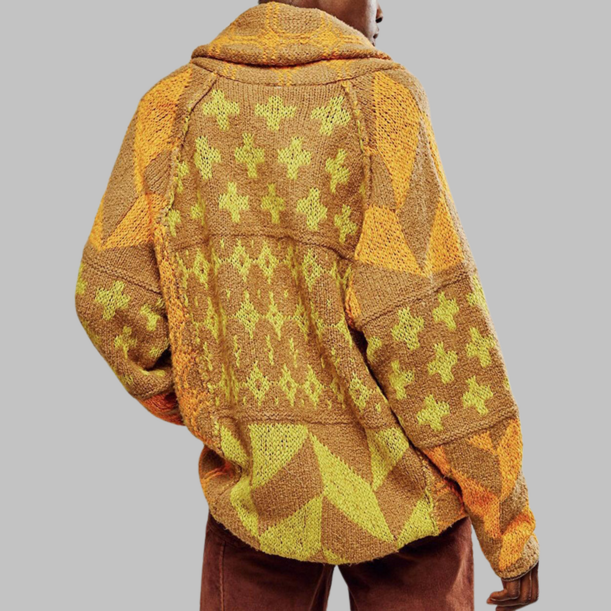 KYLINE – DUIDELIJKE GEOMETRISCHE CARDIGAN