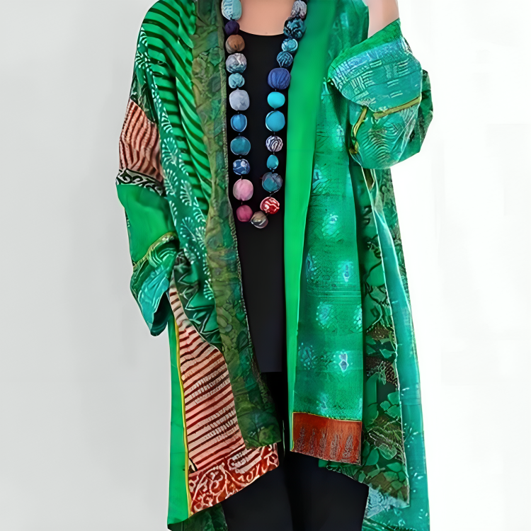 EUNICE – BOHEMIAANS PATCHWORK KIMONO