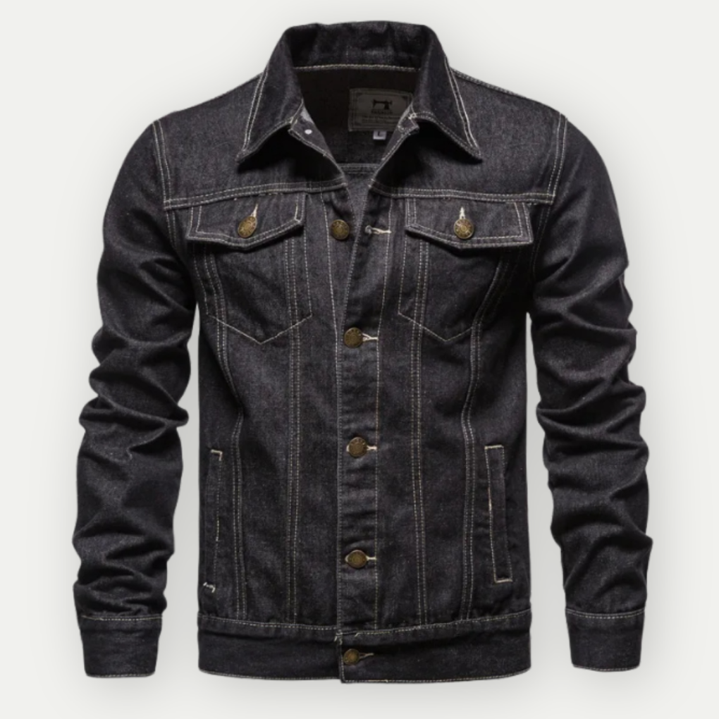 Heren denim truckerjack