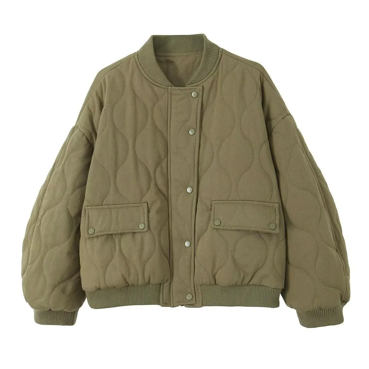 Oversized gewatteerde jas voor dames
