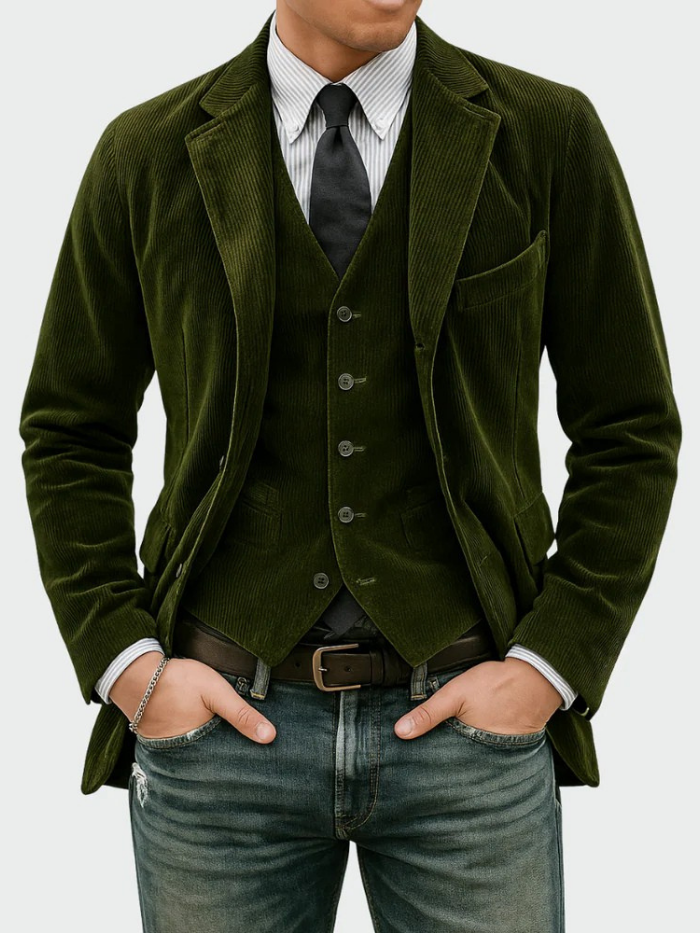 Van Laar | 2-DELIGE PAK: BLAZER EN VEST