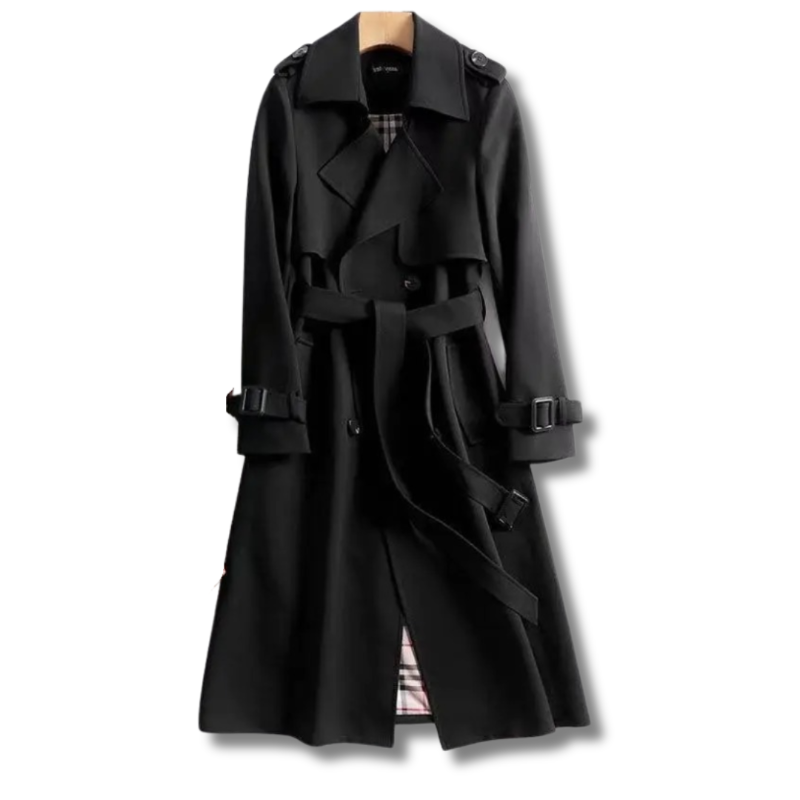 Amoura - Tijdloze Belted Trench Coat