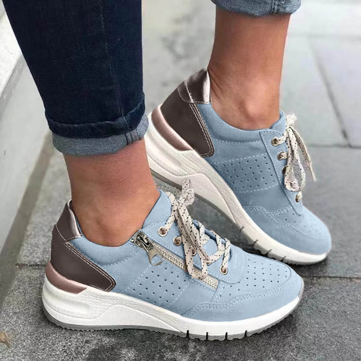 Emersyn – Trendy Dikke Zool Sneakers Dames