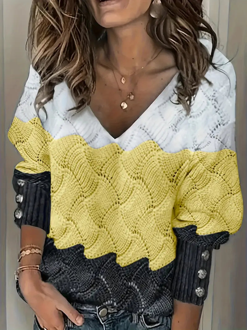 EMMA – COZY CHIC WAVE BREI SWEATER