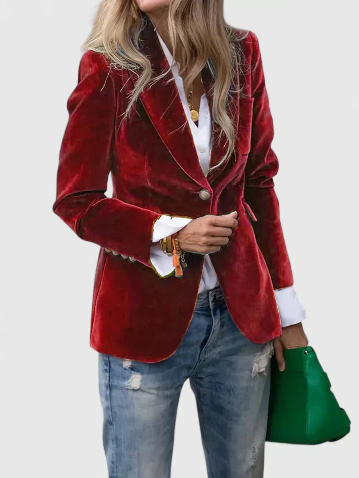 Selene | Klassieke Blazer met Moderne Flatterende Pasvorm