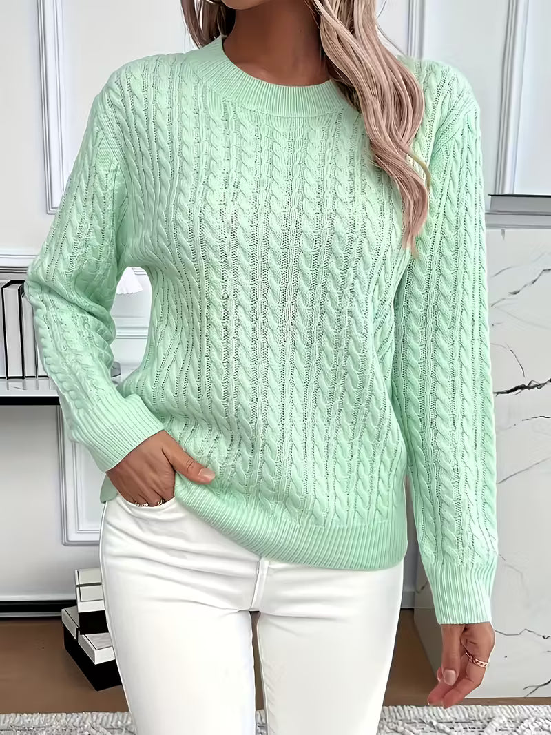 ADRIANA – KABELBREI COZY LANGERMIG TRUI