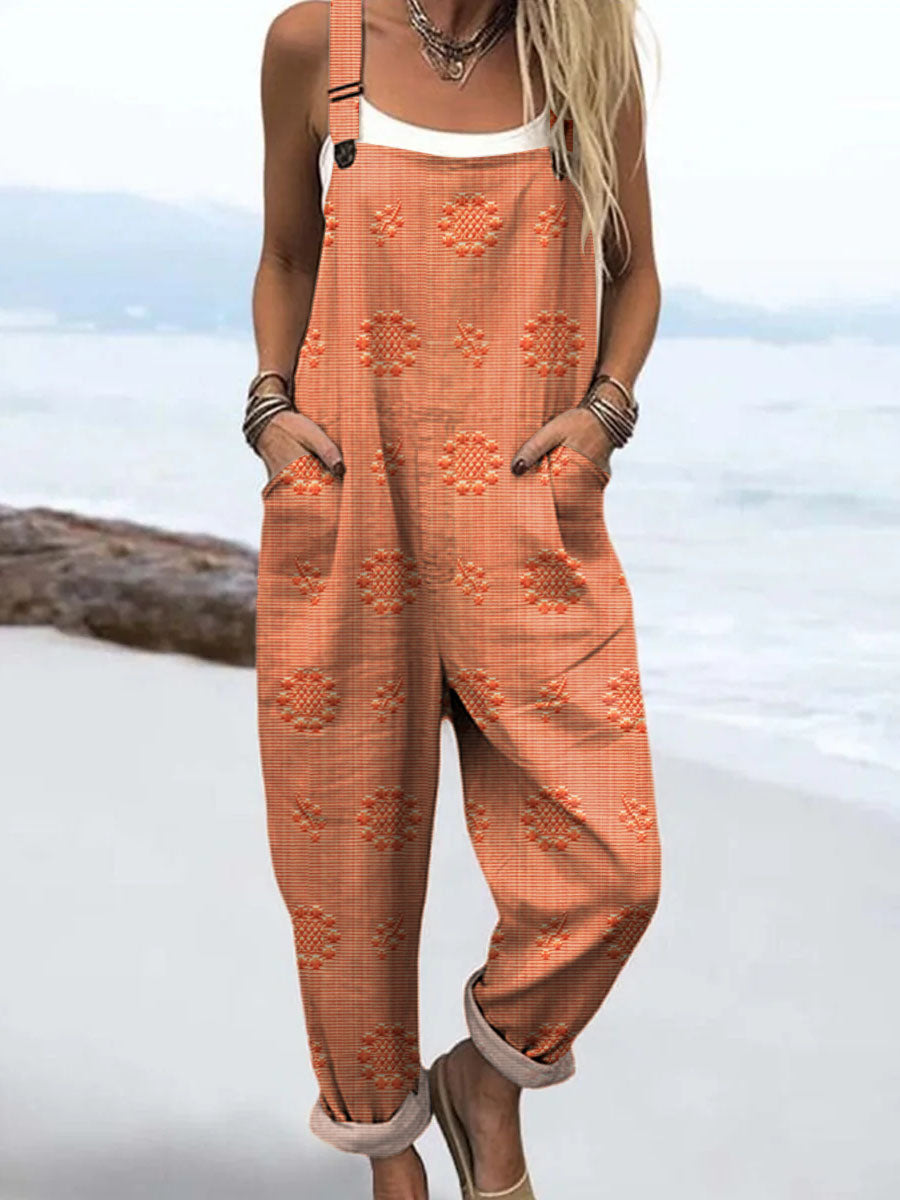 Chloe  | Ontspannen Patroon Jumpsuit