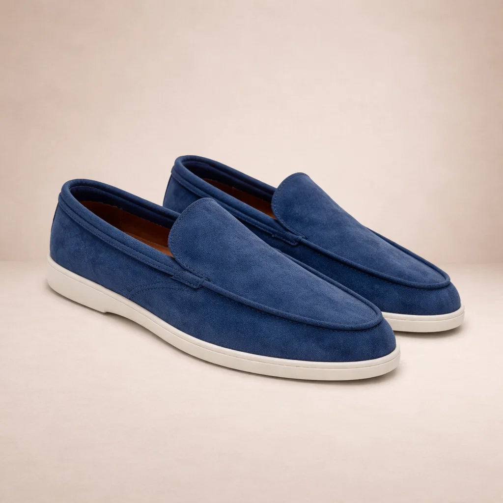 Casual loafers Heren Regular Fit Bovenwerk van leer Instapmodel