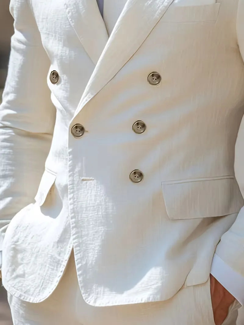 Colbert slim fit met dubbele knopen