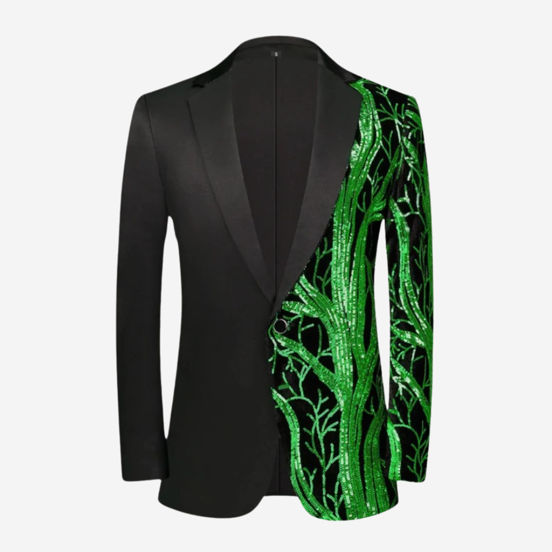 Luxe Pailletten Blazer Heren