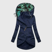 JAENA – ASYMMETRISCHE TROPISCHE HOODIE