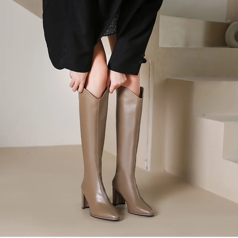 Callie – Kniehoge Ruiterlaarzen voor Dames