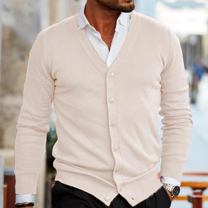 Steve's - Comfortabel Luxe Cardigan Vest Heren