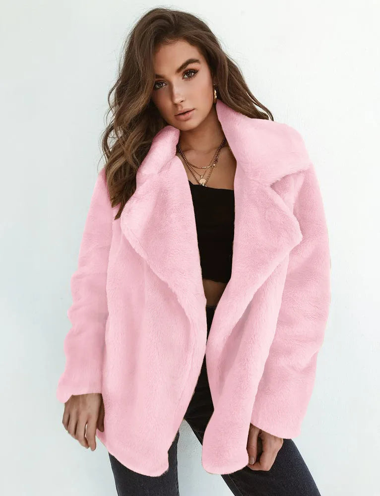 Mila – Faux Fur Teddy Jas