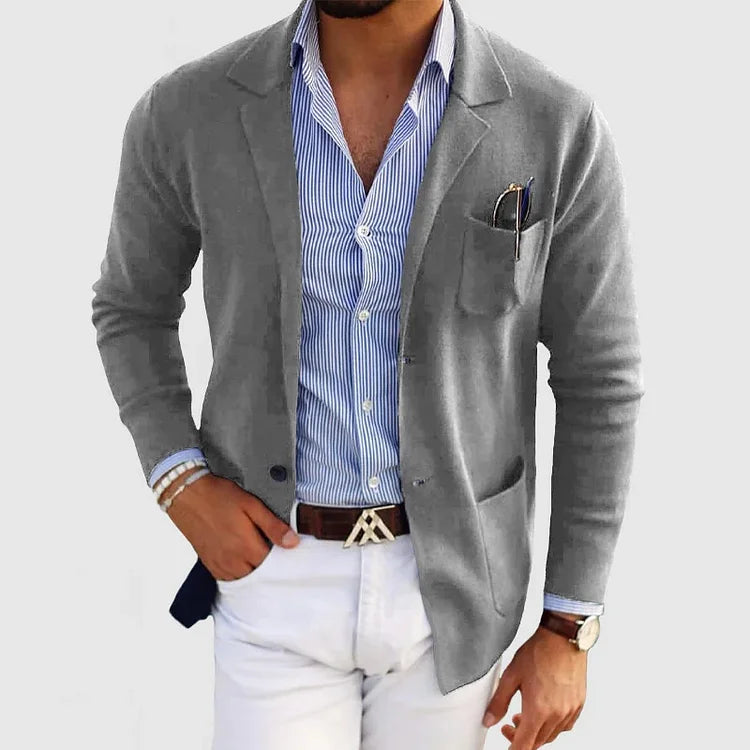 Stijlvolle Herenblazer met Comfortabel Klepzakken - Dan