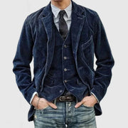 Stijlvolle vintage blazer en vestset