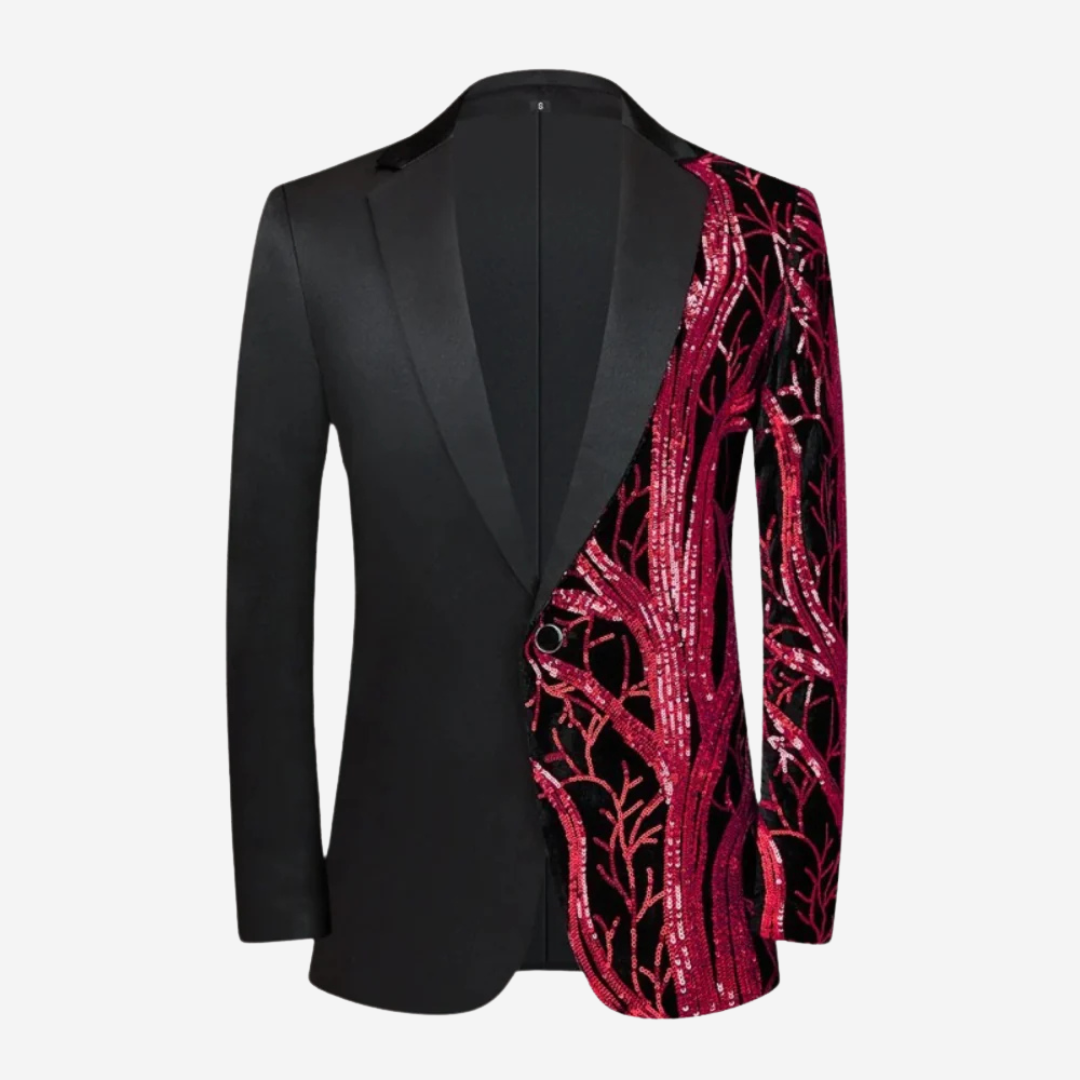 Luxe Pailletten Blazer Heren