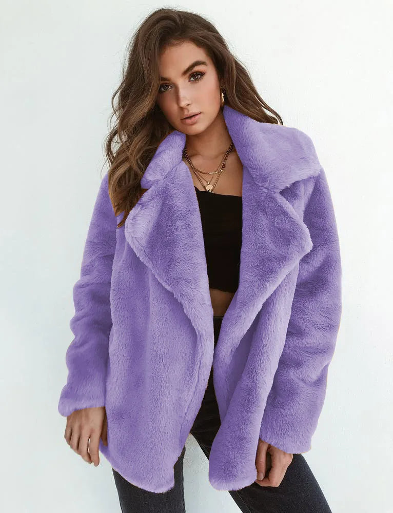 Mila – Faux Fur Teddy Jas