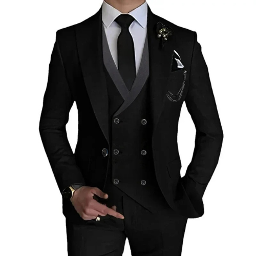 Stijlvol 3-delig Slim Fit Pak Heren