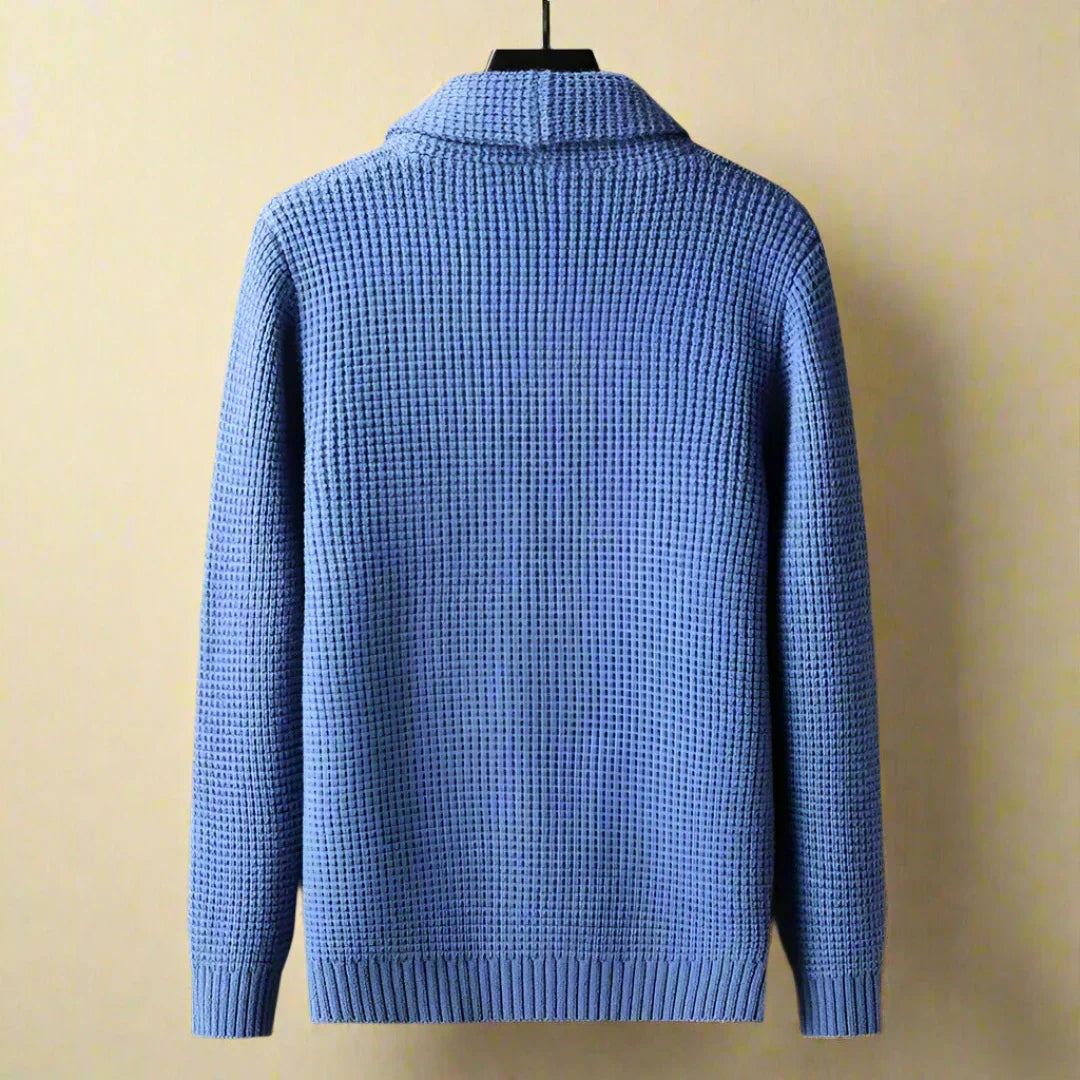 Linden Dikke Gebreide Wol Cardigan