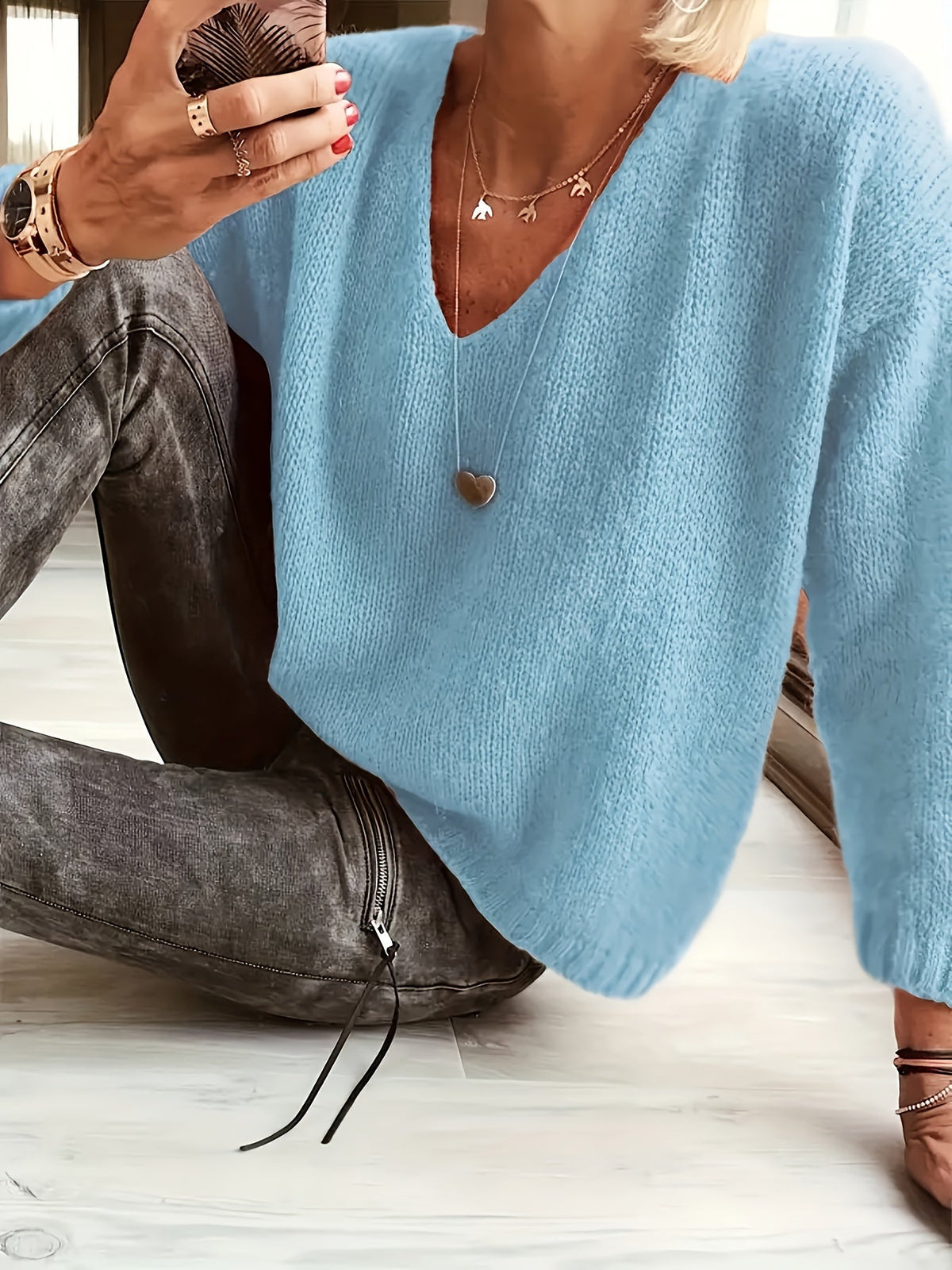 LIANNE – PLUSH V-HALS TRUI
