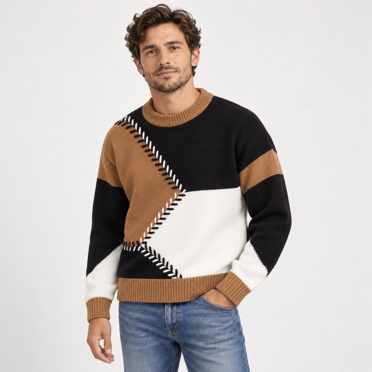 Van Laar | Edgy Patch Sweater