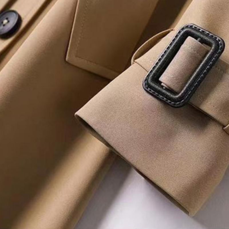 Amoura - Tijdloze Belted Trench Coat